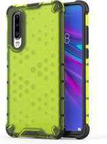 Shockproof Honeycomb PC + TPU beschermhoes voor Huawei P30 (groen)