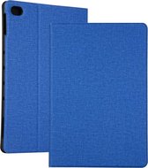 Universele Voltage Craft Doek TPU Beschermhoes voor Huawei Mediapad M5 10.1 inch / C5 10.1 inch, met houder (blauw)