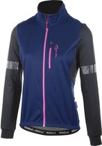 Rogelli Transition Fietsjack Winter - Dames - Zwart, Blauw, Roze - Maat XS