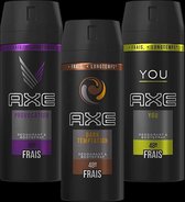 AXE Deo Spray / Body Spray MIX - Dark Temptation & YOU & Excite