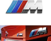 BMW kofferbak M logo embleem / sticker chroom