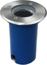 Grondspot rond klein voor 1x GU10 lamp Ø12,5cm x H17cm IP67 overrijdbaar