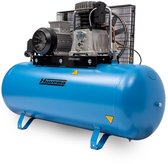 Huvema - V-snaar aangedreven zuigercompressor met oliesmering 400 V - 270 liter - 4.0 kW - HU 300-598
