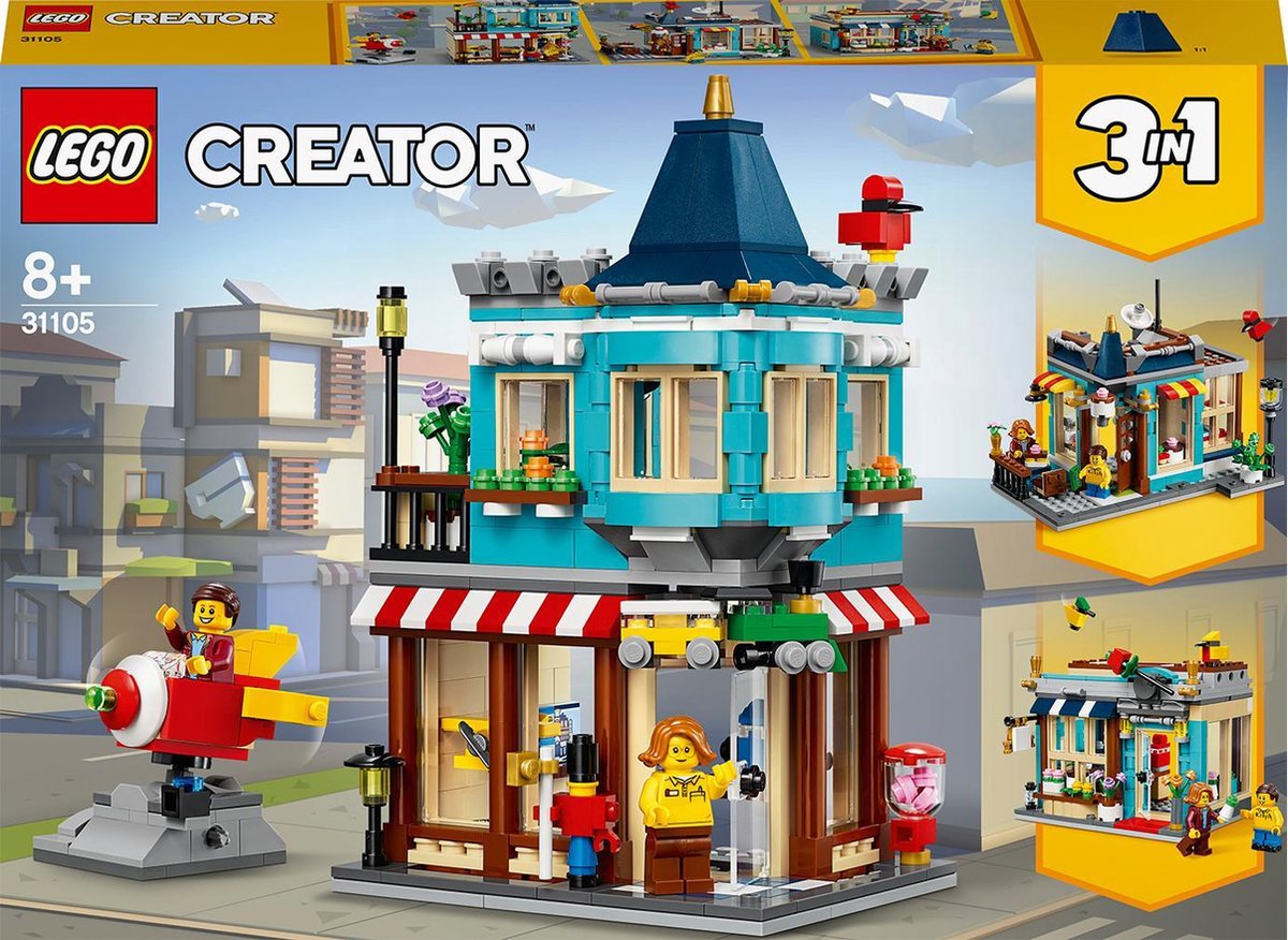 LEGO Creator Woonhuis en Speelgoedwinkel - 31105 | bol.com