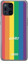 6F hoesje - geschikt voor OPPO Find X3 Pro -  Transparant TPU Case - #LGBT - #LGBT #ffffff