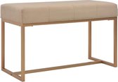 Medina Bankje 80 cm fluweel beige