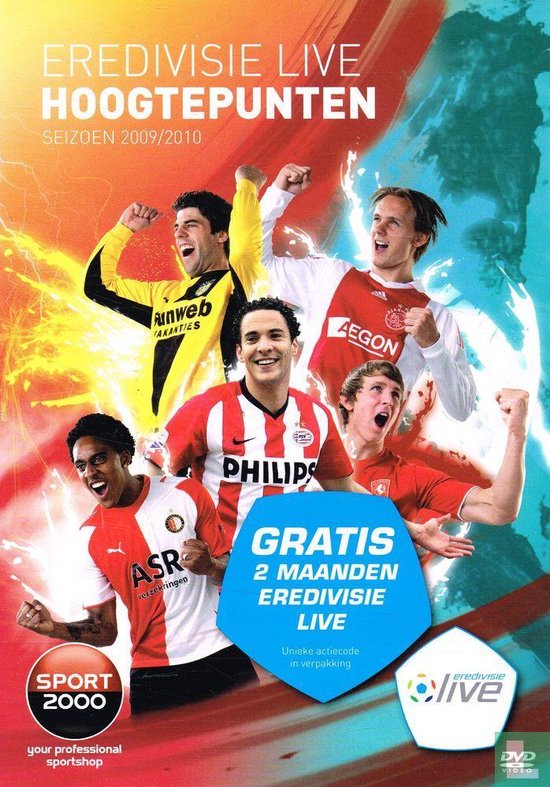 Eredivisie Live Hoogtepunten Seizoen 2009/2010 (dvd tweedehands film)