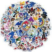 Stickers Sonic the Hedgehog - Stickermix 50 stuks