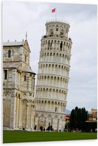 Forex - Toren van Pisa - 80x120cm Foto op Forex