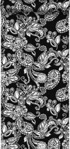 ESTAhome behang funky flowers en paisleys zwart en wit - 136844 - 53 cm x 10,05 m