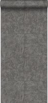 Origin behang steen donker taupe - 347407 - 53 cm x 10,05 m