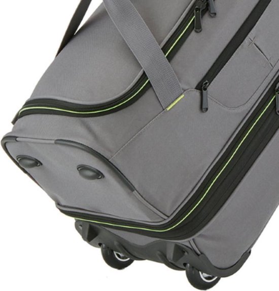 travelite Sac de voyage Valise Basics Wheeled Duffle Black / Orange Noir