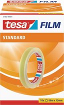 Tesa Film Plakband - 15 mm x 66 m - Standaard