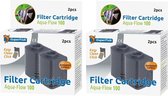 SuperFish AquaFlow Easy Click 100 Cartridge - Aquariumfilter - 2x 2 Stuks