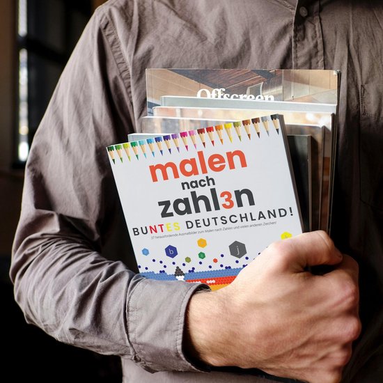 Coloriage par numéros pour Adultes | L'Allemagne colorée ! | Livre de coloriage pour adultes | Coloriage par Numm3r | Couleur par numéro | Coloriage Adultes | Buntes Deutschland ! | Livre de vacances pour Enfants