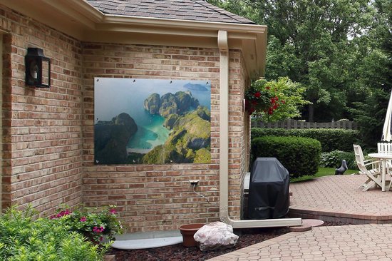 Affiche jardin - Toile jardin - Posters de jardin extérieur - Ile en Thailande - 120x90 cm - Jardin