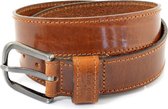 Moto Guzzi Herenriem Jeans 408569 - Cognac - 85 cm