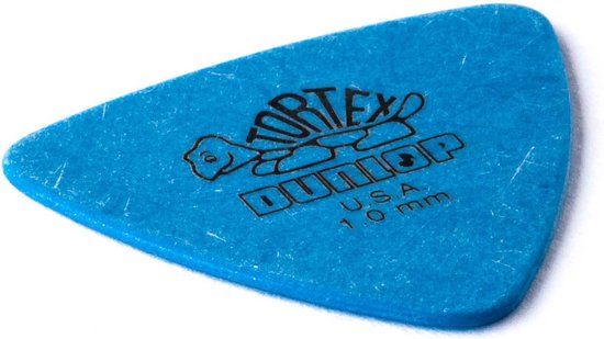 Dunlop Tortex Triangle médiator de basse 1.00mm bleu