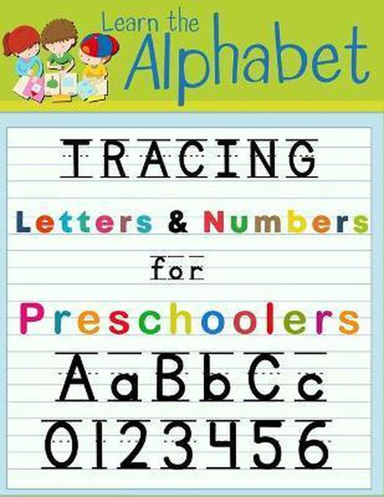 Tracing letters and numbers for preschoolers, Write And Color Book