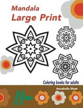 Mandala coloring books for adults large print