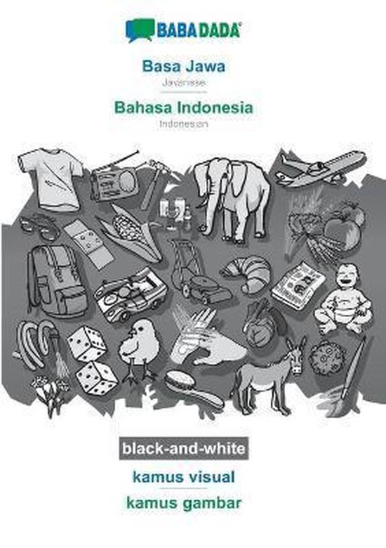 Basa Jawa - Bahasa Indonesia, kamus visual, BW - cover