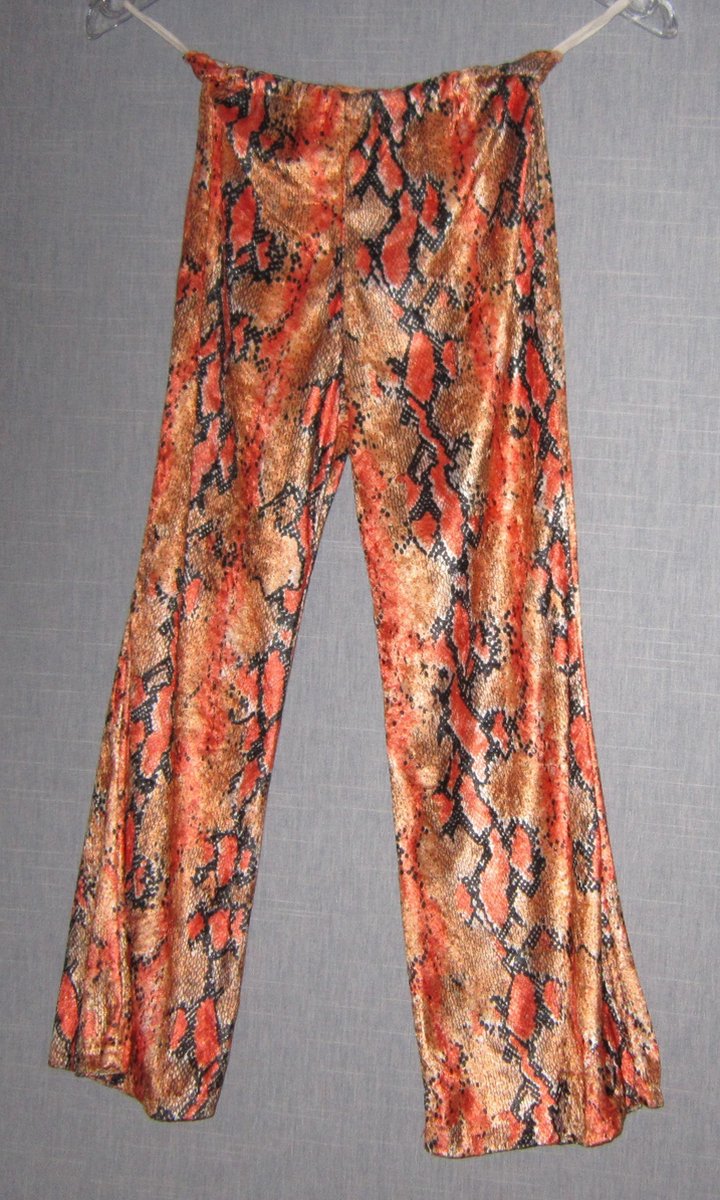 Afbeelding van product Merkloos / Sans marque  verkleedkleding 1075, slangenbroek, oranje, maat 152