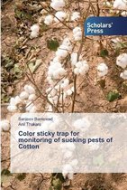 Color sticky trap for monitoring of sucking pests of Cotton