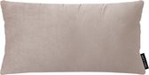 Lucy’s Living Luxe sierkussenhoes Velvet CLASSIC - beige - 50 x 30 cm - polyester - wonen - interieur - woonaccessoires