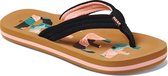 Reef Slippers - Maat 33/34 - Meisjes - zwart/licht roze/groen