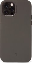 DECODED Siliconen Back Cover - iPhone 12 / 12 Pro - Beschermhoesje - Magnetische Technologie van Apple - Zwart