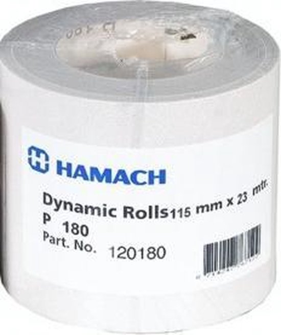 Foto: Hamach dynamic schuurpapier op rol 115mm x 23m p220