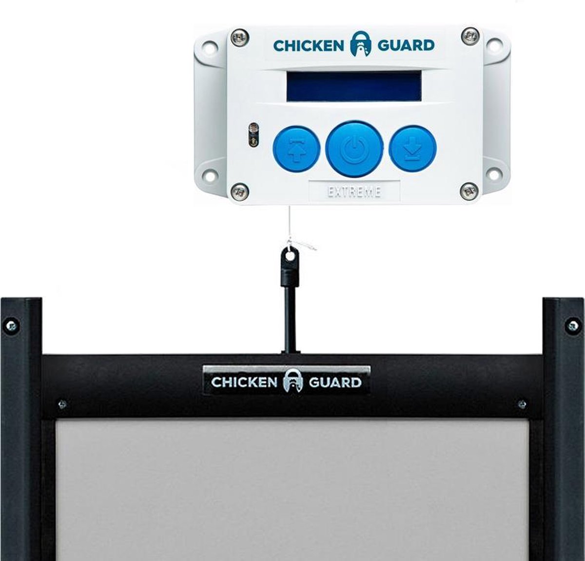 Chickenguard Extreme - op batterijen en zelfsluitende deur