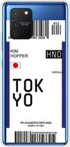 Voor Samsung Galaxy A91 Boarding Pass Series TPU telefoon beschermhoes (vlag Tokyo)