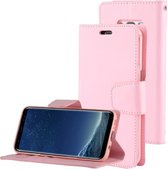 GOOSPERY SONATA DAGBOEK Serie voor Galaxy S8 + / G955 Simulatiehuid Horizontale flip lederen tas met houder & kaartsleuven en portemonnee (roze)