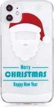 Voor iPhone 11 Pro Max Christmas Pattern TPU beschermhoes (Santa Mask)