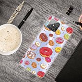 Voor Huawei Nova 8 SE schokbestendig geverfd transparant TPU beschermhoes (donuts)
