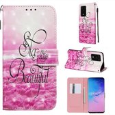Voor Galaxy S20 Ultra 3D schilderij horizontale flip lederen tas met houder & kaartsleuf & portemonnee & lanyard (mooi)