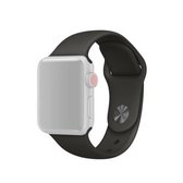 Voor Apple Watch Series 3 & 2 & 1 42 mm Fashion Simple Style siliconen polshorloge band (grijs)