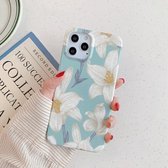 Bloemenpatroon TPU-beschermhoes voor iPhone 11 Pro Max (Lily)