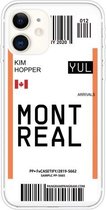 Voor iPhone 11 Boarding Pass Series TPU telefoon beschermhoes (Montreal)