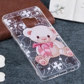 Voor Galaxy S9 Bear Pattern TPU zachte beschermende achterkant van de behuizing