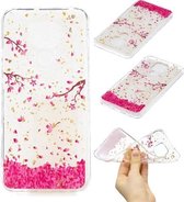 Voor Huawei Nova 5 Pro Cartoon Patroon Goudfolie Stijl Dropping Glue TPU Zachte Beschermhoes (Sakura)