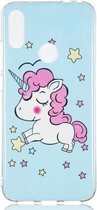 Star Unicorn Pattern Noctilucent TPU Soft Case voor Geschikt voor Xiaomi Redmi Note 7