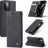 Voor Samsung Galaxy A72 5G CaseMe 013 Multifunctionele horizontale flip lederen tas met houder & kaartsleuf & portemonnee (zwart)
