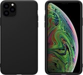 Voor iPhone 11 Pro NILLKIN met rubber omwikkelde TPU-beschermhoes (zwart)