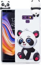 Voor Galaxy Note 9 schokbestendige Cartoon TPU beschermhoes (Panda)