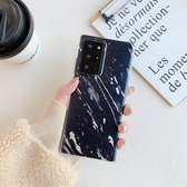 Voor Samsung Galaxy A71 5G Frosted Laser TPU beschermhoes (zwart marmer)