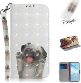 Voor Galaxy S20 + 3D Formule Patroon Magnetische Aantrekkelijkheid Horizontale Flip Leren Case met Lanyard, Steunhouder & Kaartsleuf & Portemonnee (Pekingese Hond)