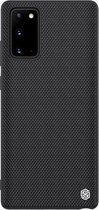 Voor Samsung Galaxy Note20 NILLKIN 3D Textured Nylon Fiber TPU Case (Zwart)