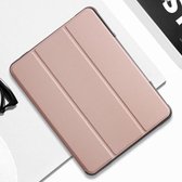 Voor iPad 9.7 Mutural Horizontale Flip PC + TPU + PU lederen tas met houder en pen-sleuf (roségoud)